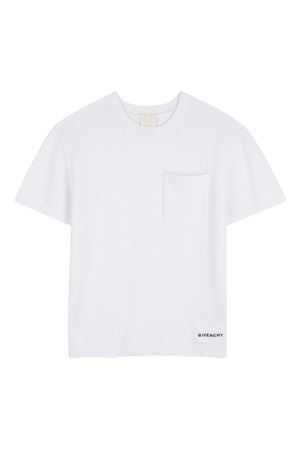 white cotton t-shirt GIVENCHY KIDS | H3112410P